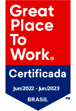 Selo Great Place to Work - Melhores empresas para trabalhar no Brasil 2022